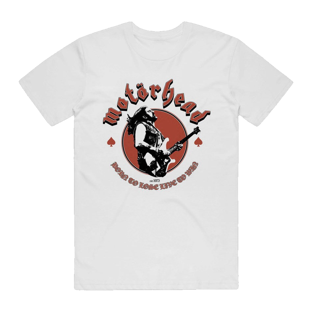 Motorhead Born To Lose 1975 T-Shirt – White