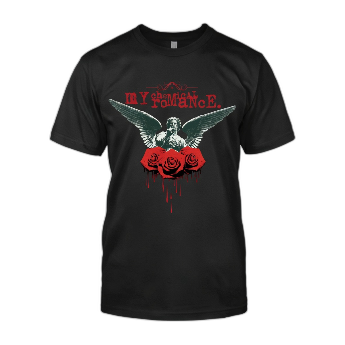 My Chemical Romance Angel of Water T-Shirt – Black