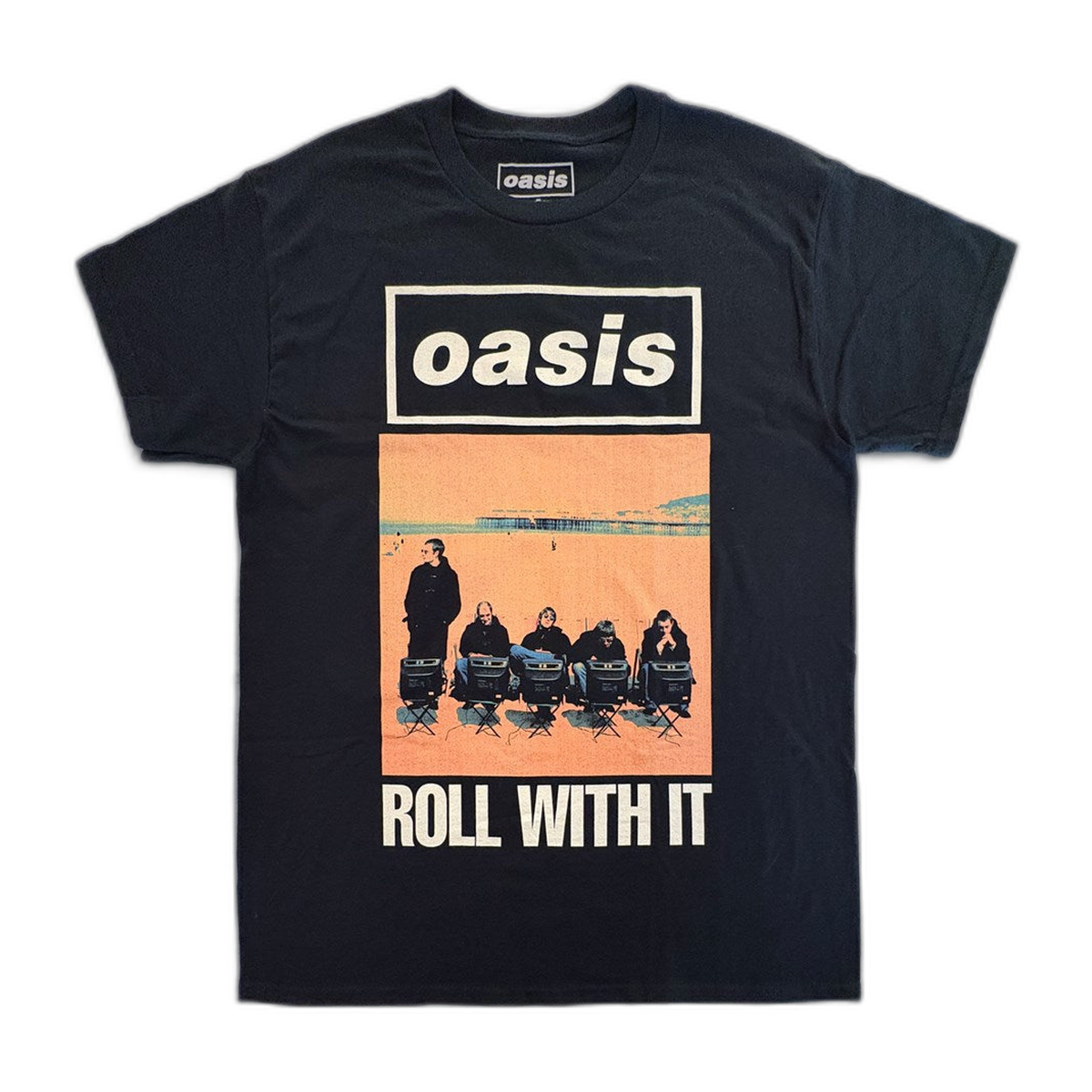 Oasis Roll With It T-Shirt – Black