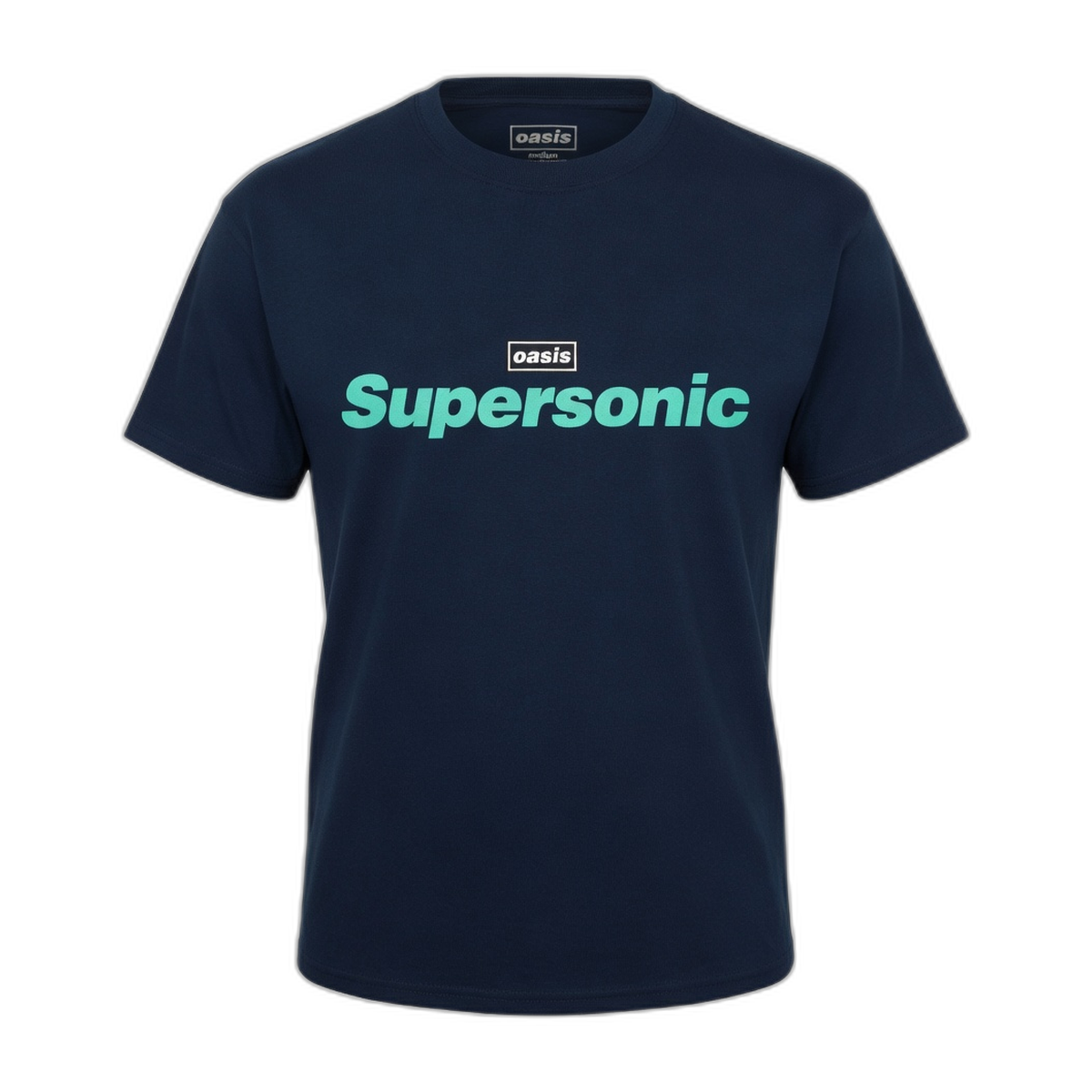 Oasis Supersonic Text T-Shirt – Navy