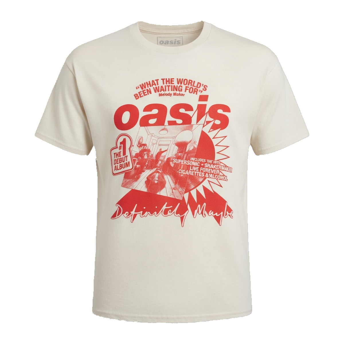Oasis What The World T-Shirt – Natural