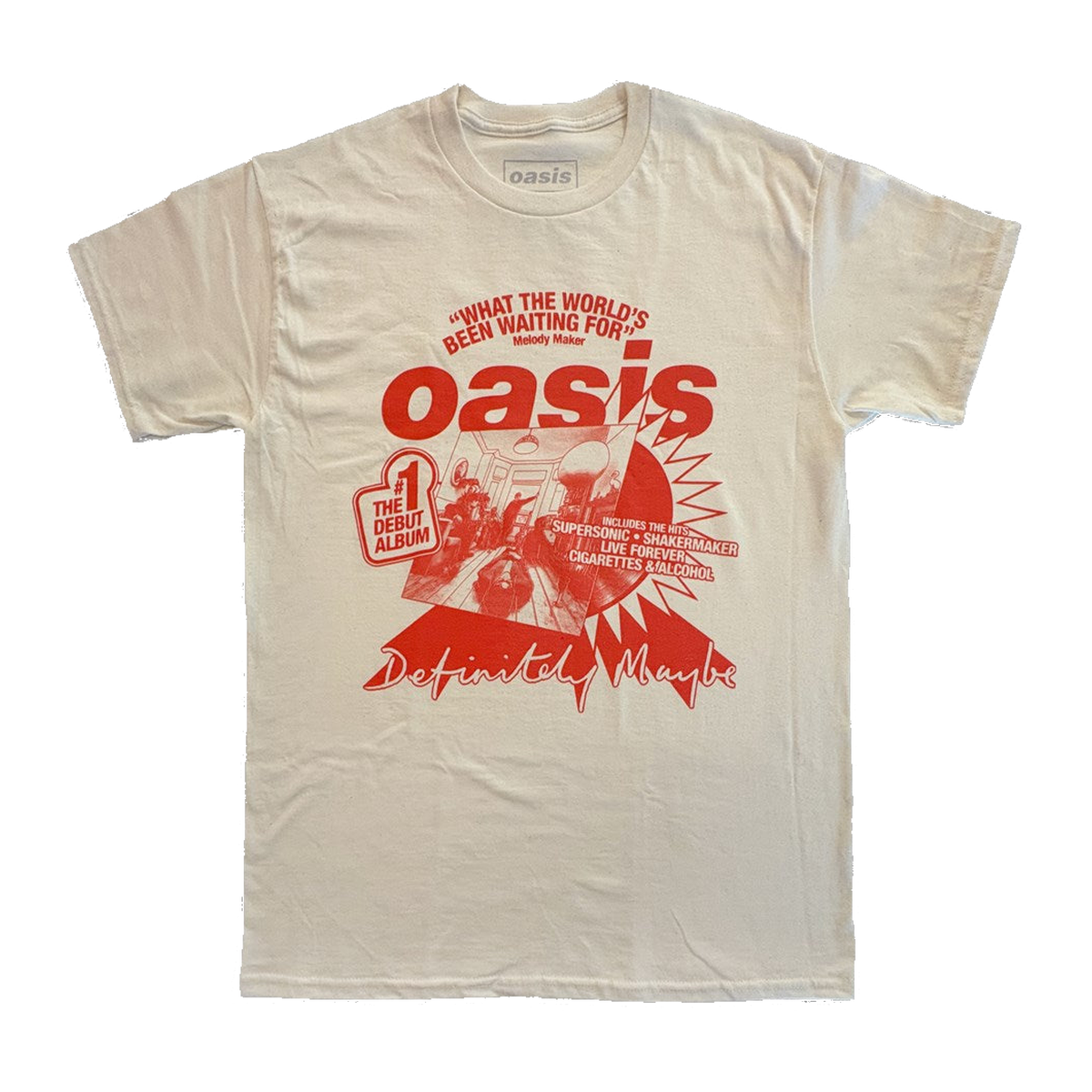 Oasis What The World T-Shirt – Natural