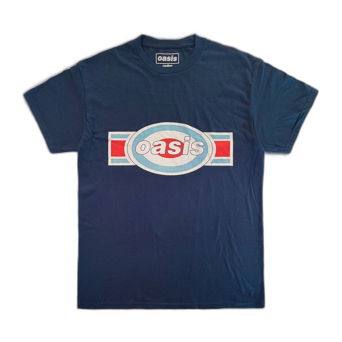 Oasis Zoom Logo T-Shirt – Navy