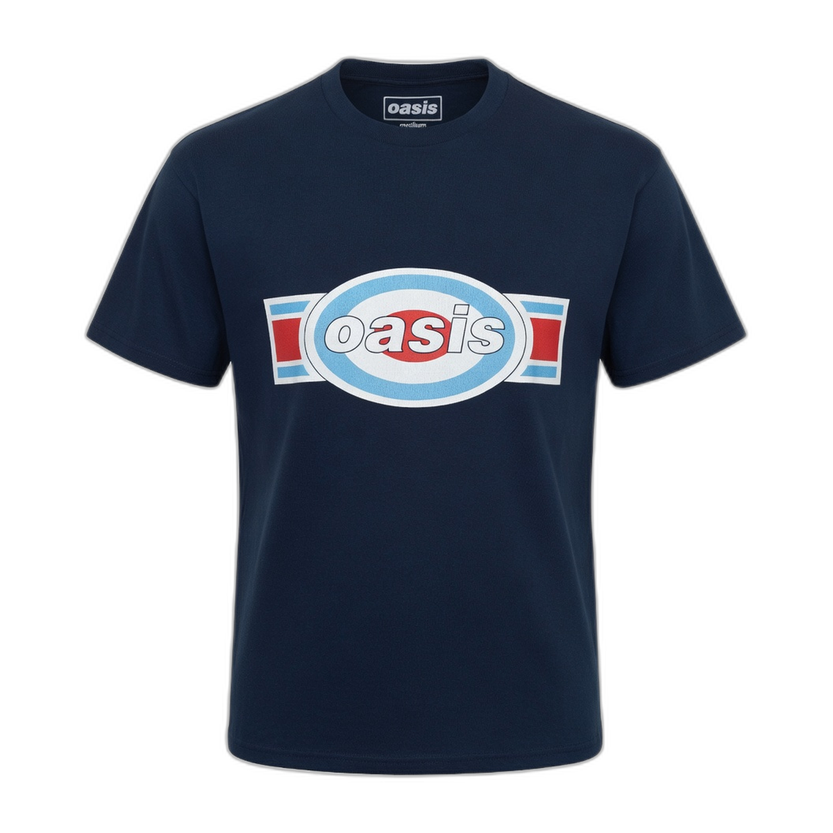 Oasis Zoom Logo T-Shirt – Navy