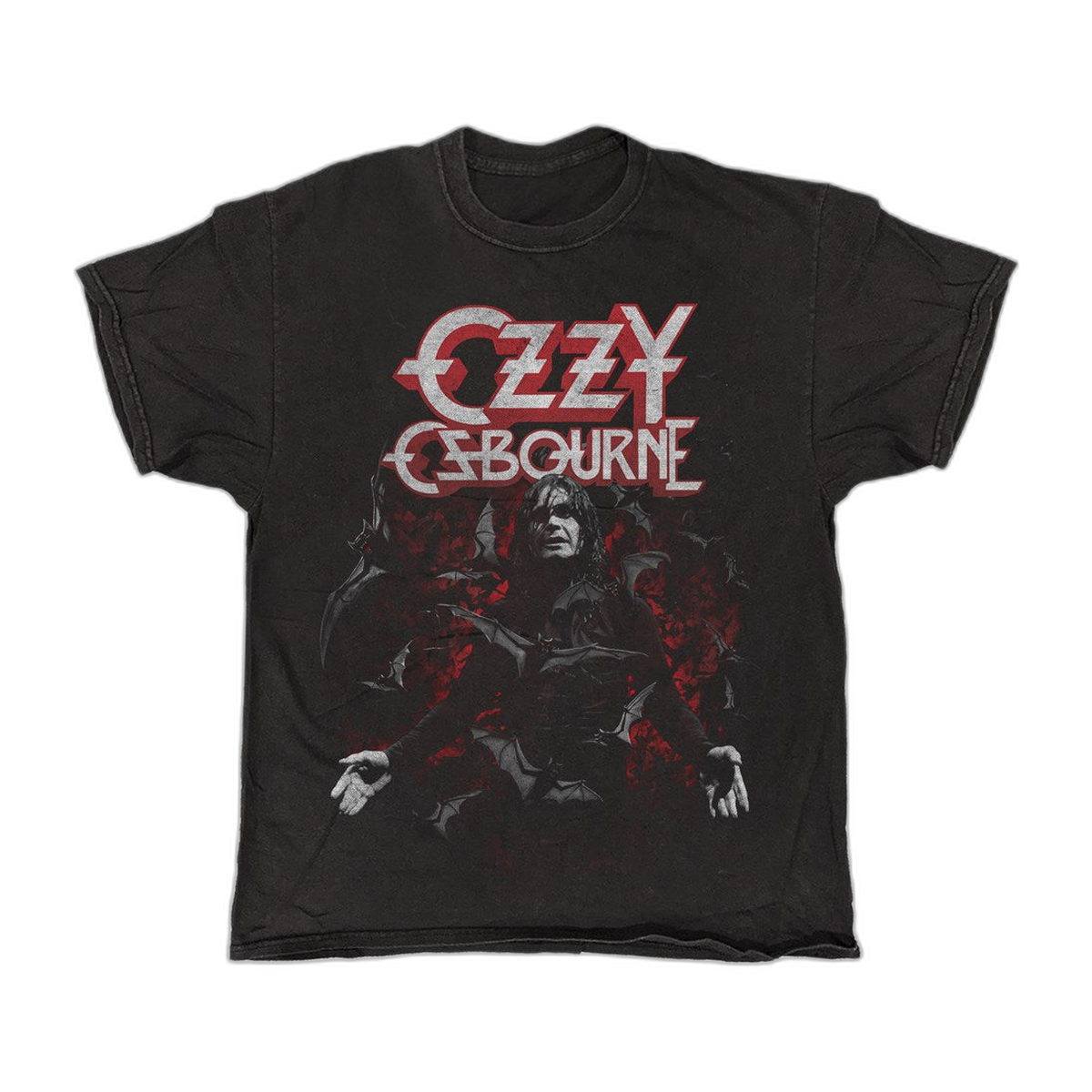 Ozzy Osbourne Bats Vintage T-Shirt – Black