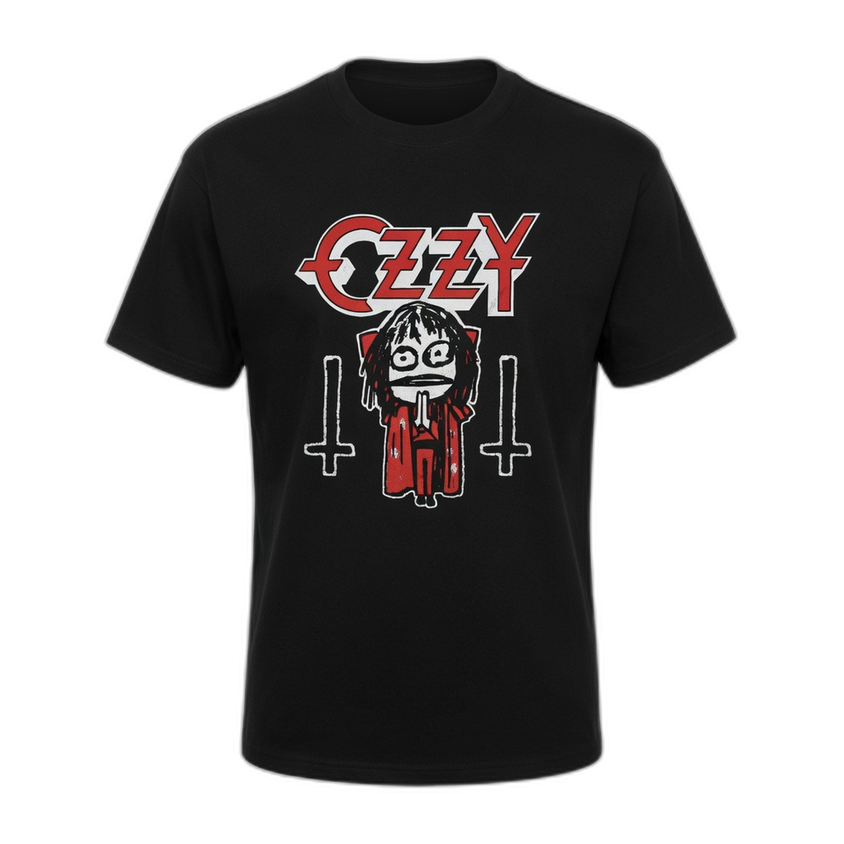 Ozzy Osbourne Lil Man Visual T-Shirt – Black