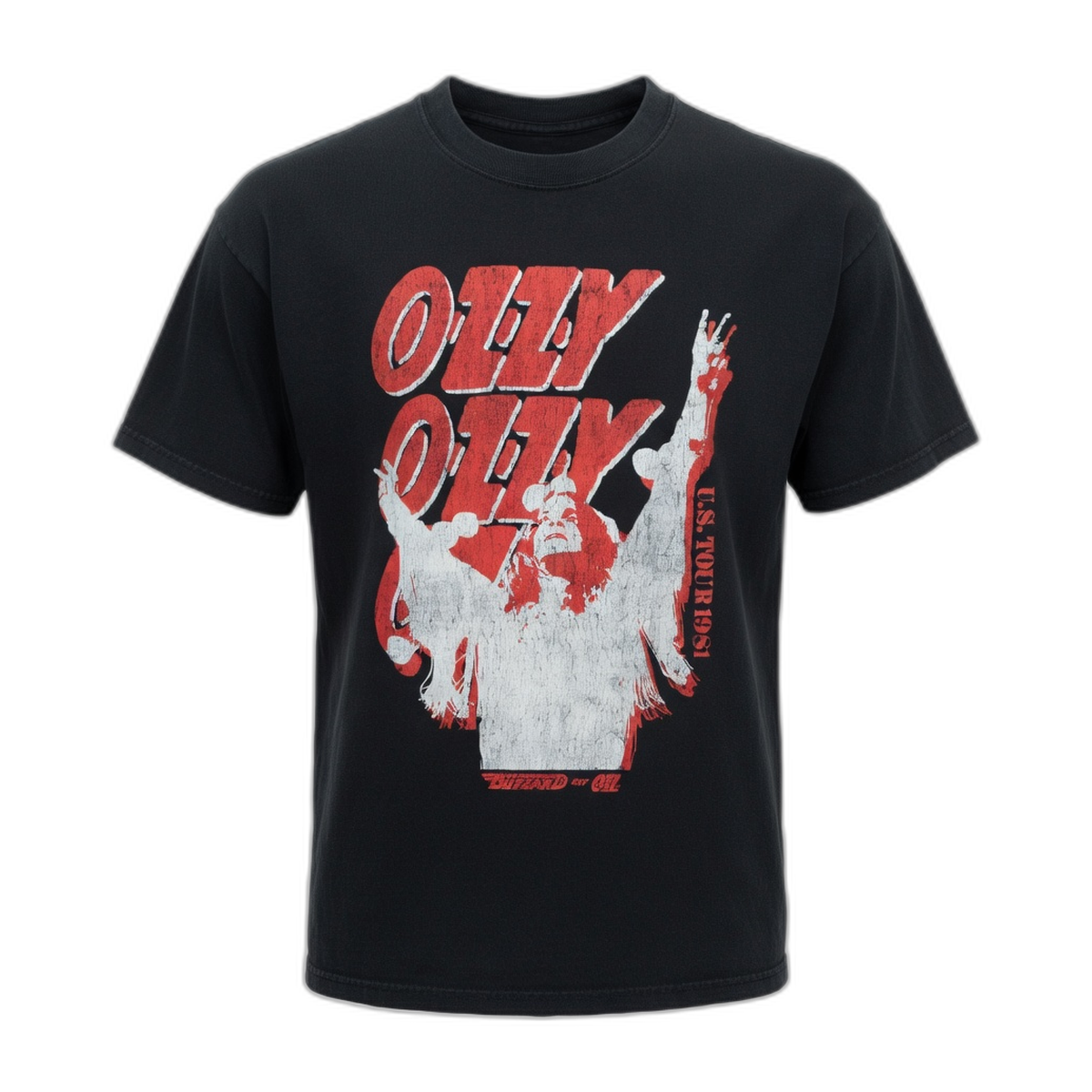 Ozzy Osbourne US Tour 1981 T-Shirt – Black Vintage