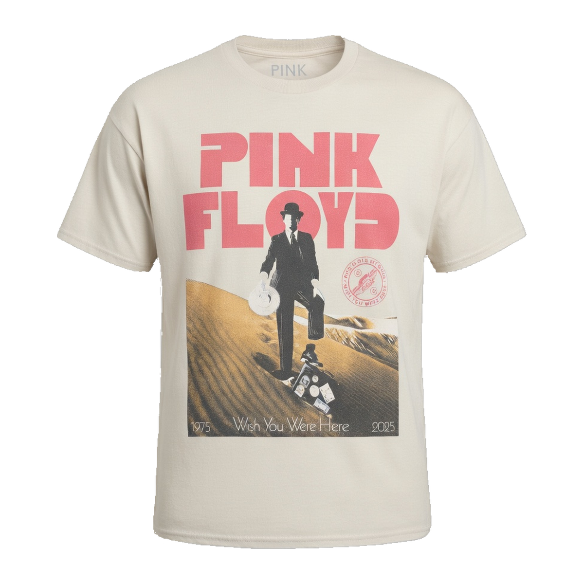Pink Floyd Invisible Man T-Shirt – Natural