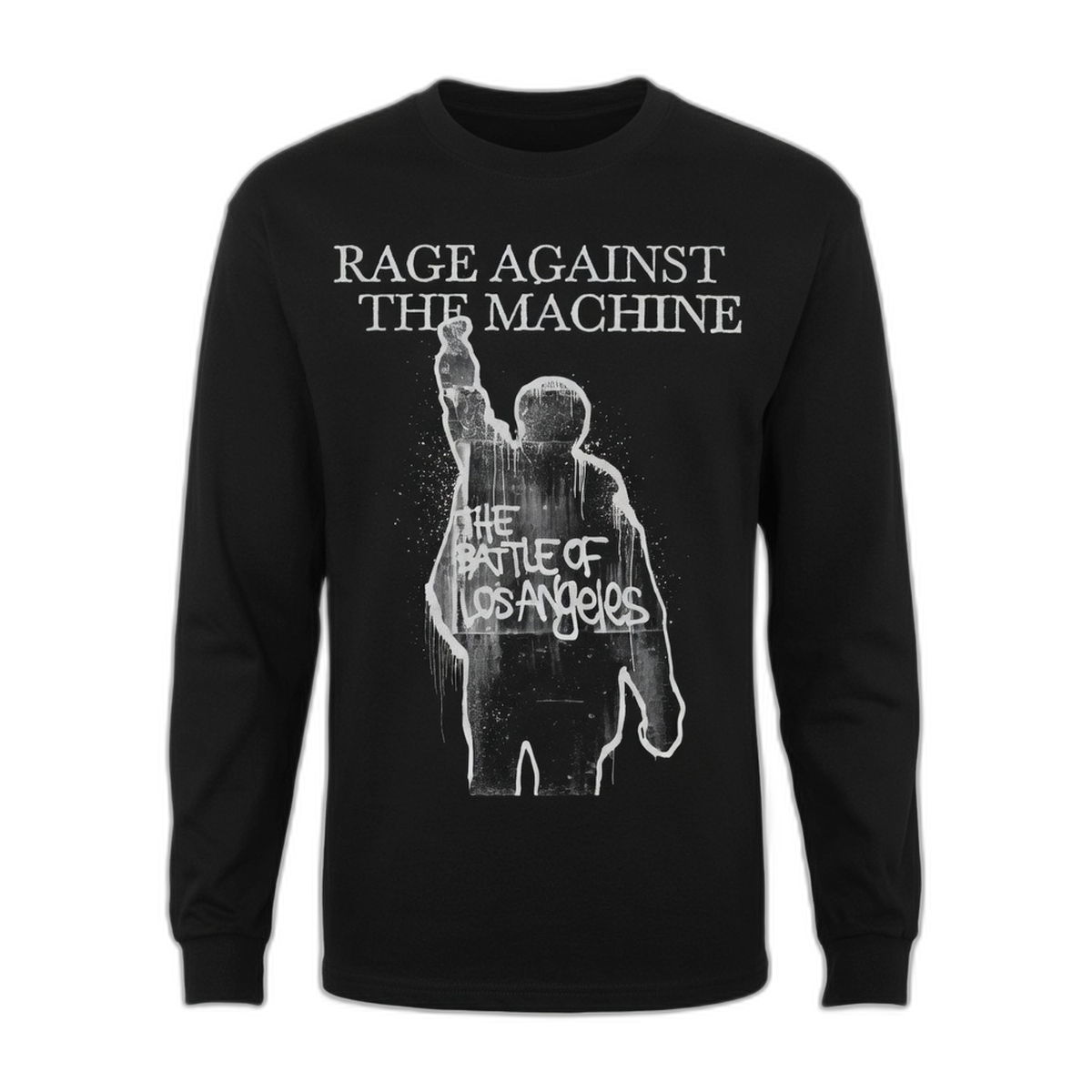 Rage Against The Machine Battle of LA Longsleeve – Black