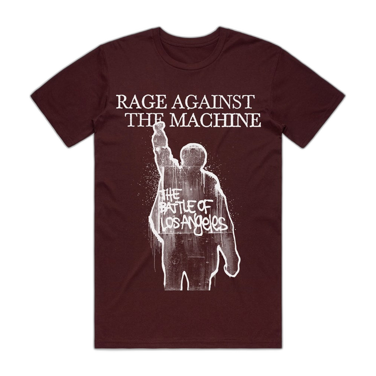Rage Against The Machine Battle of Los Angeles T-Shirt – Maroon
