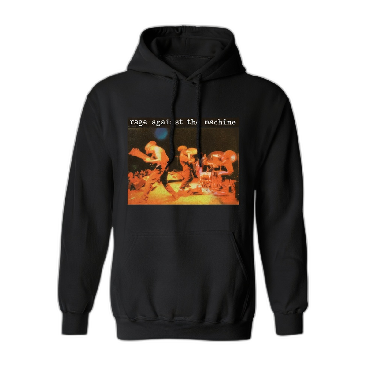 Rage Against The Machine Live Anger Photo Hoodie – Black