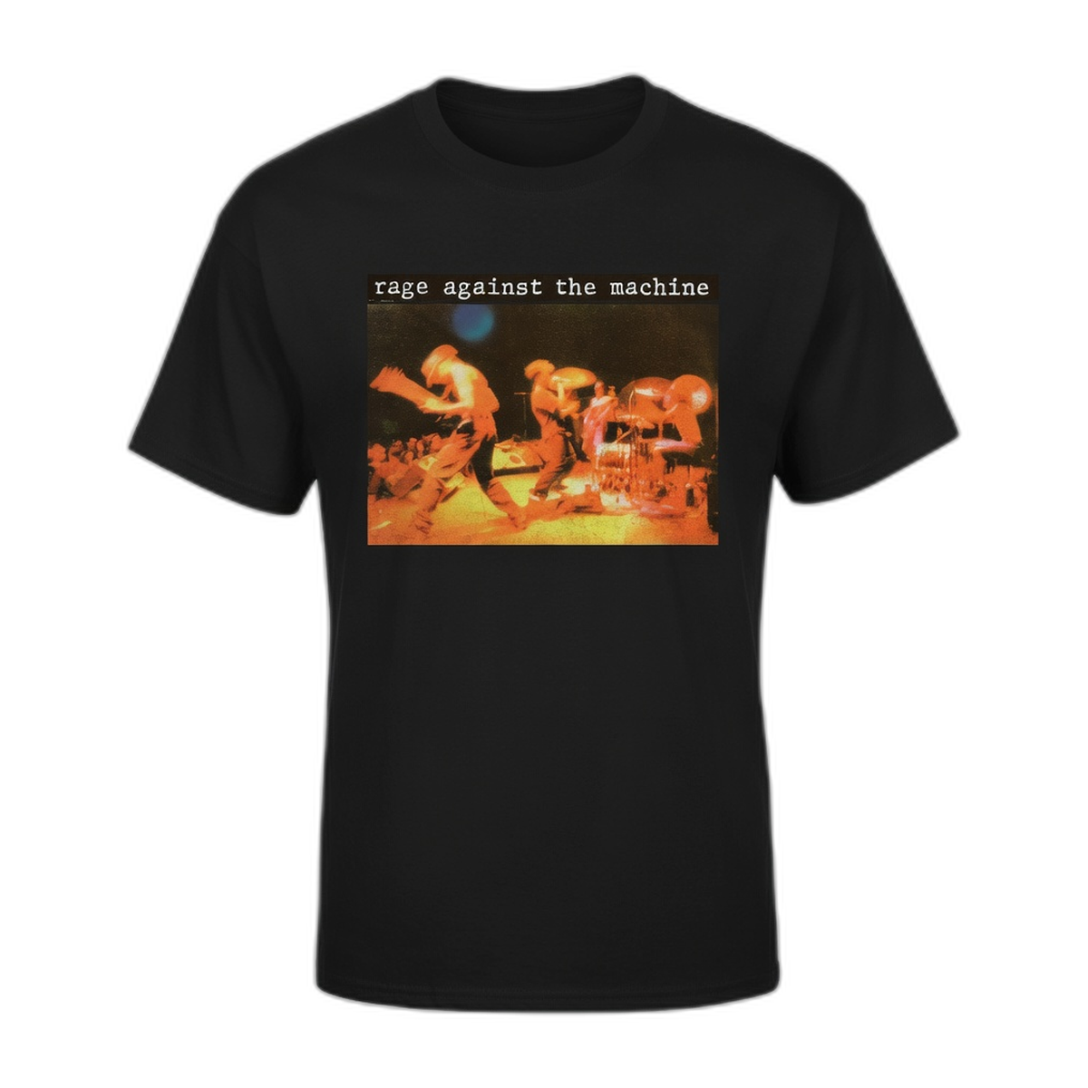 Rage Against The Machine Live Anger Photo T-Shirt – Black