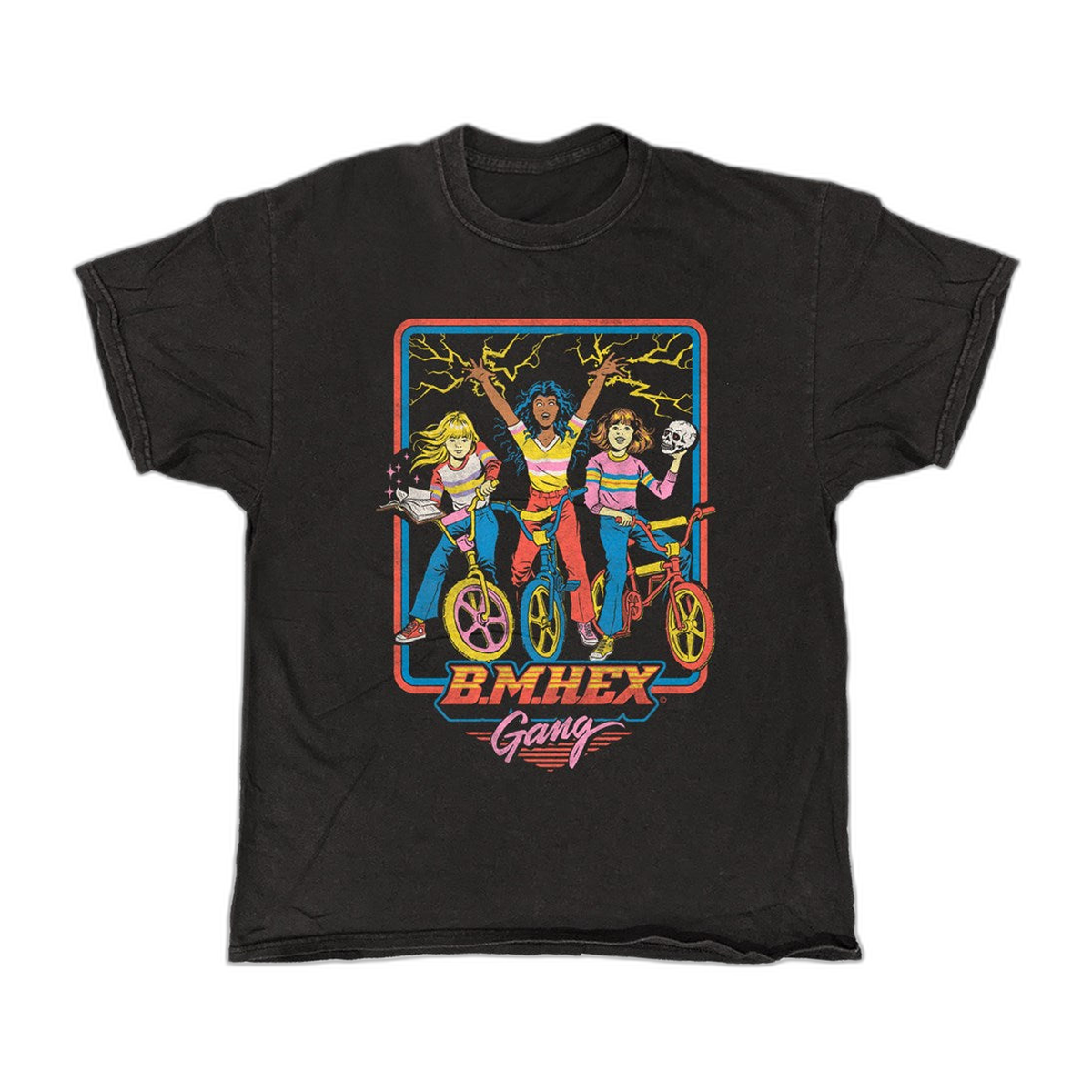 Steven Rhodes B.M. Hex Gang T-Shirt – Black Vintage