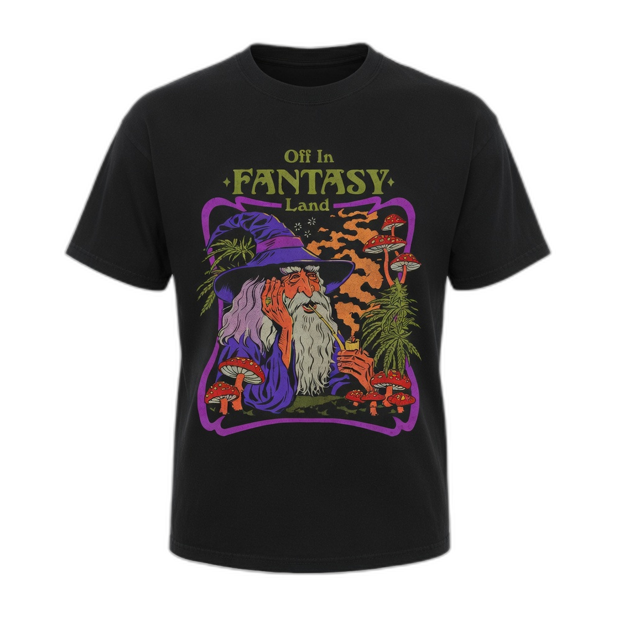 Steven Rhodes Fantasy Era T-Shirt – Black Vintage