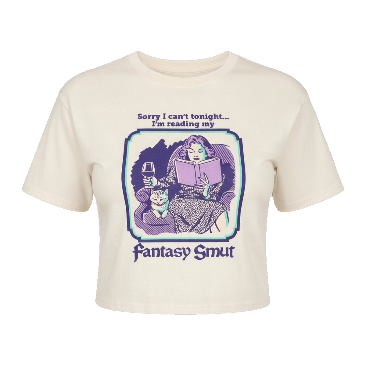 Steven Rhodes Fantasy Smut Crop Top – Womens Cream