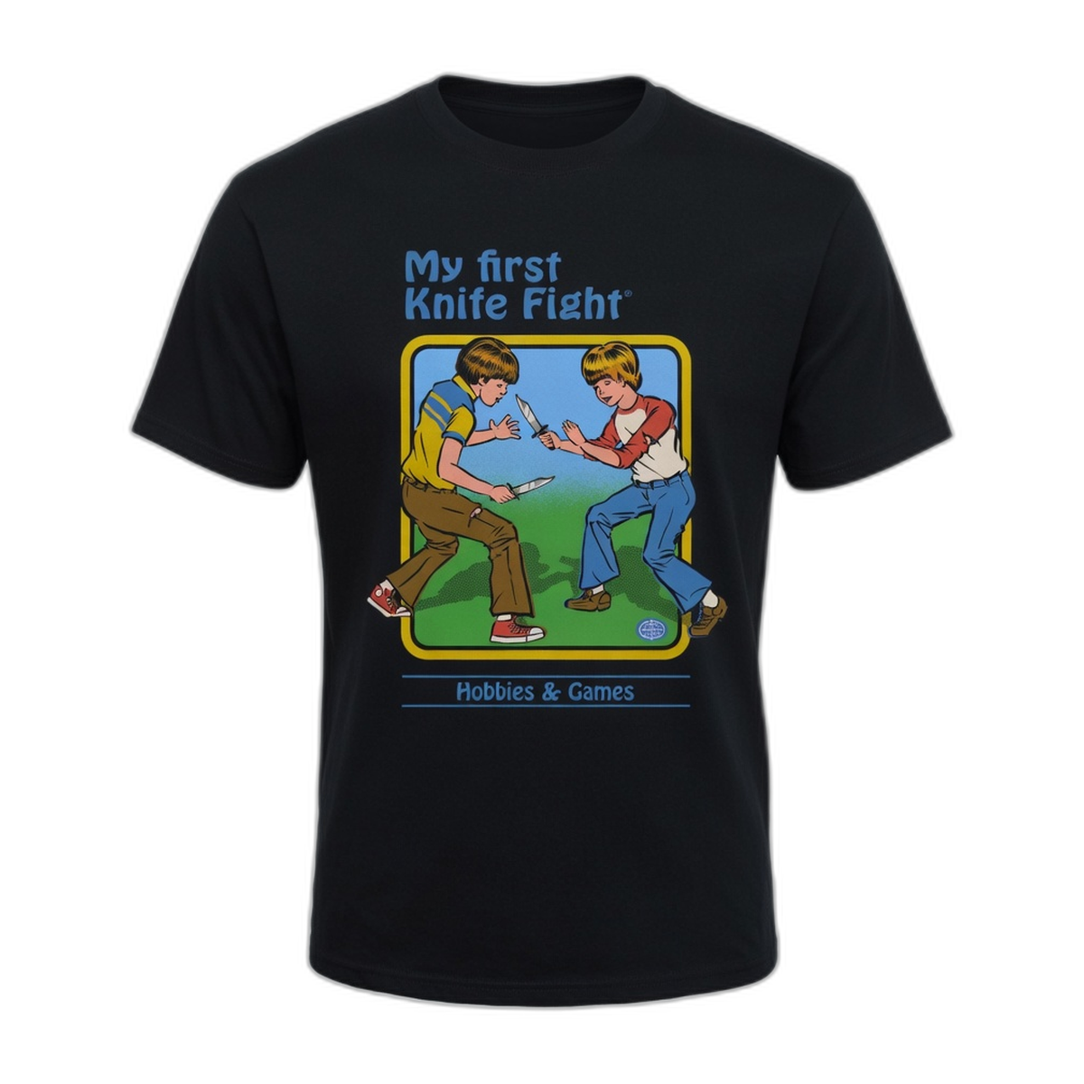 Steven Rhodes Knife Fight T-Shirt – Black