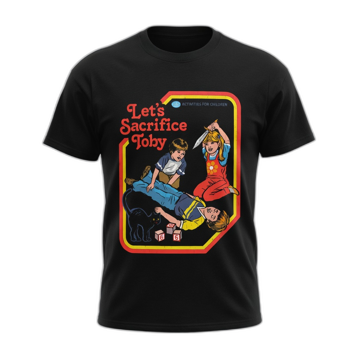 Steven Rhodes Lets Sacrifice Toby T-Shirt – Black