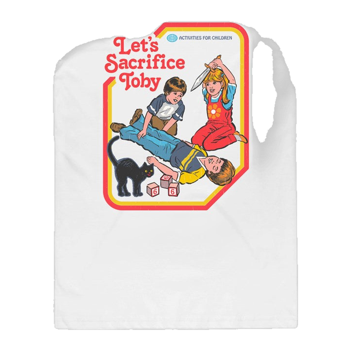 Steven Rhodes Let's Sacrifice Toby T-Shirt – White