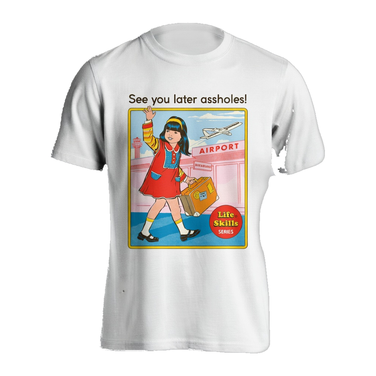 Steven Rhodes See You Later T-Shirt – White