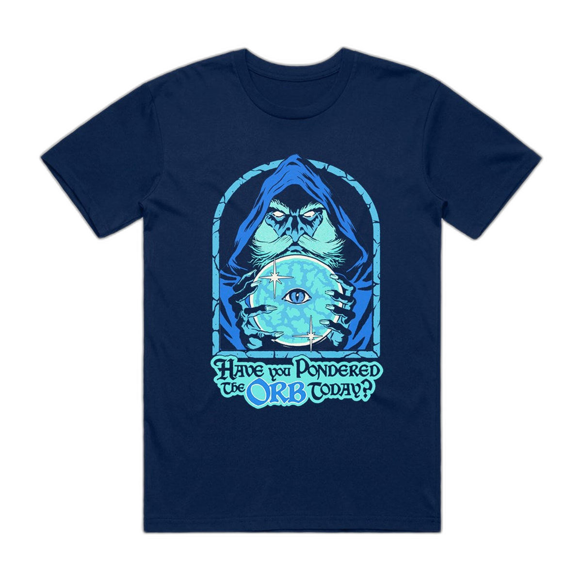 Steven Rhodes The Orb T-Shirt – Navy