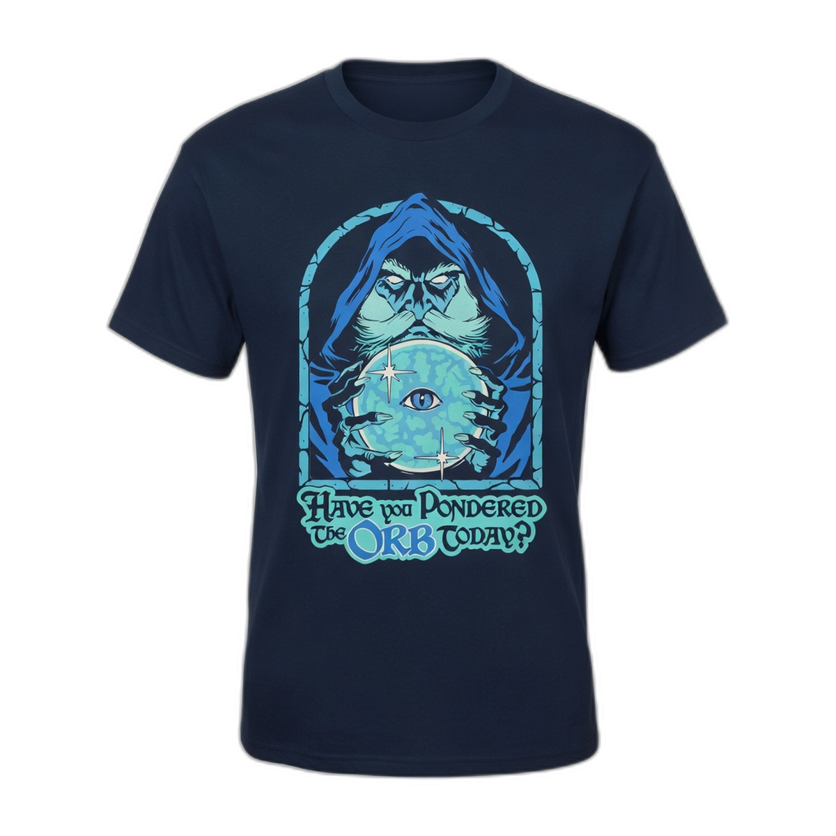 Steven Rhodes The Orb T-Shirt – Navy