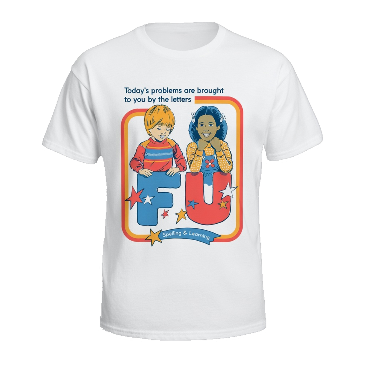 Steven Rhodes Today's Problems T-Shirt – White