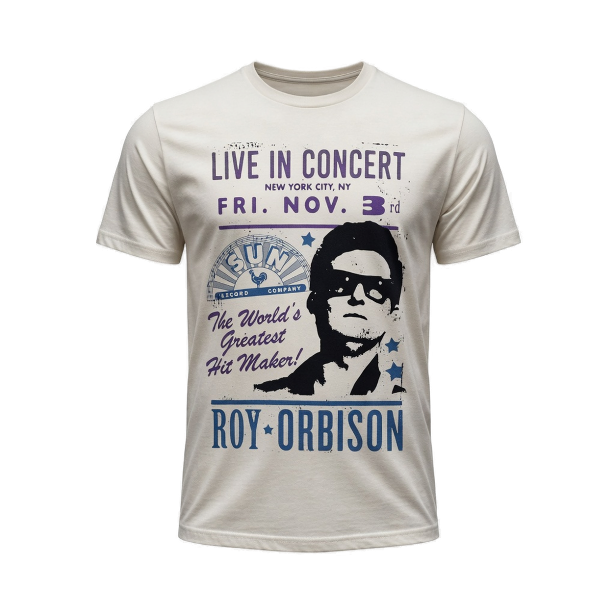 Sun Records x Roy Orbison T-Shirt – Natural