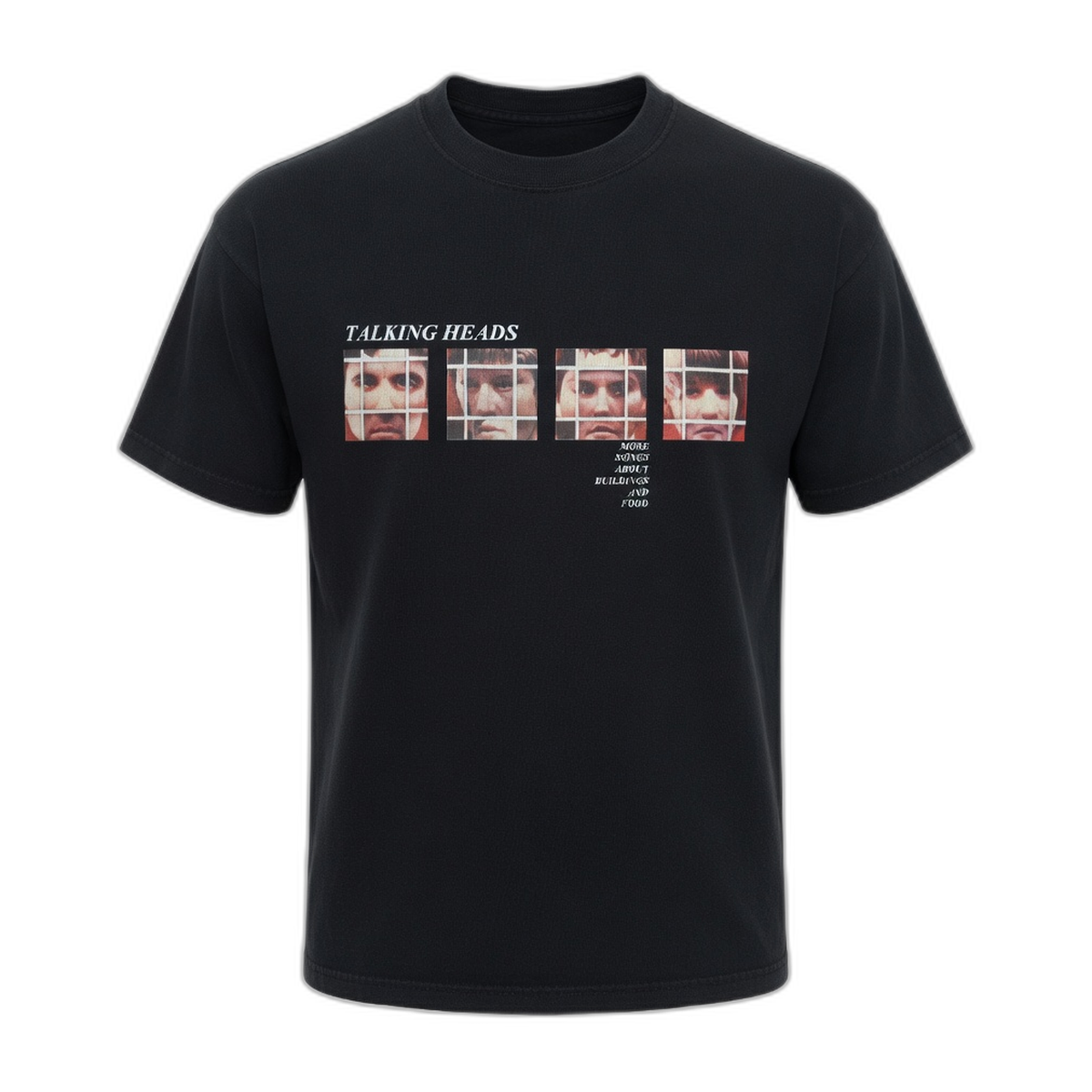 Talking Heads More Songs Vintage T-Shirt – Black Vintage