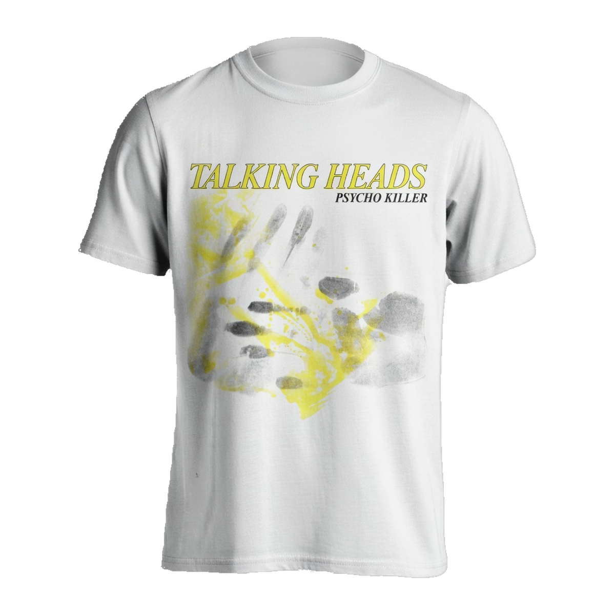 Talking Heads Psycho Killer Hands Vintage T-Shirt – White Vintage