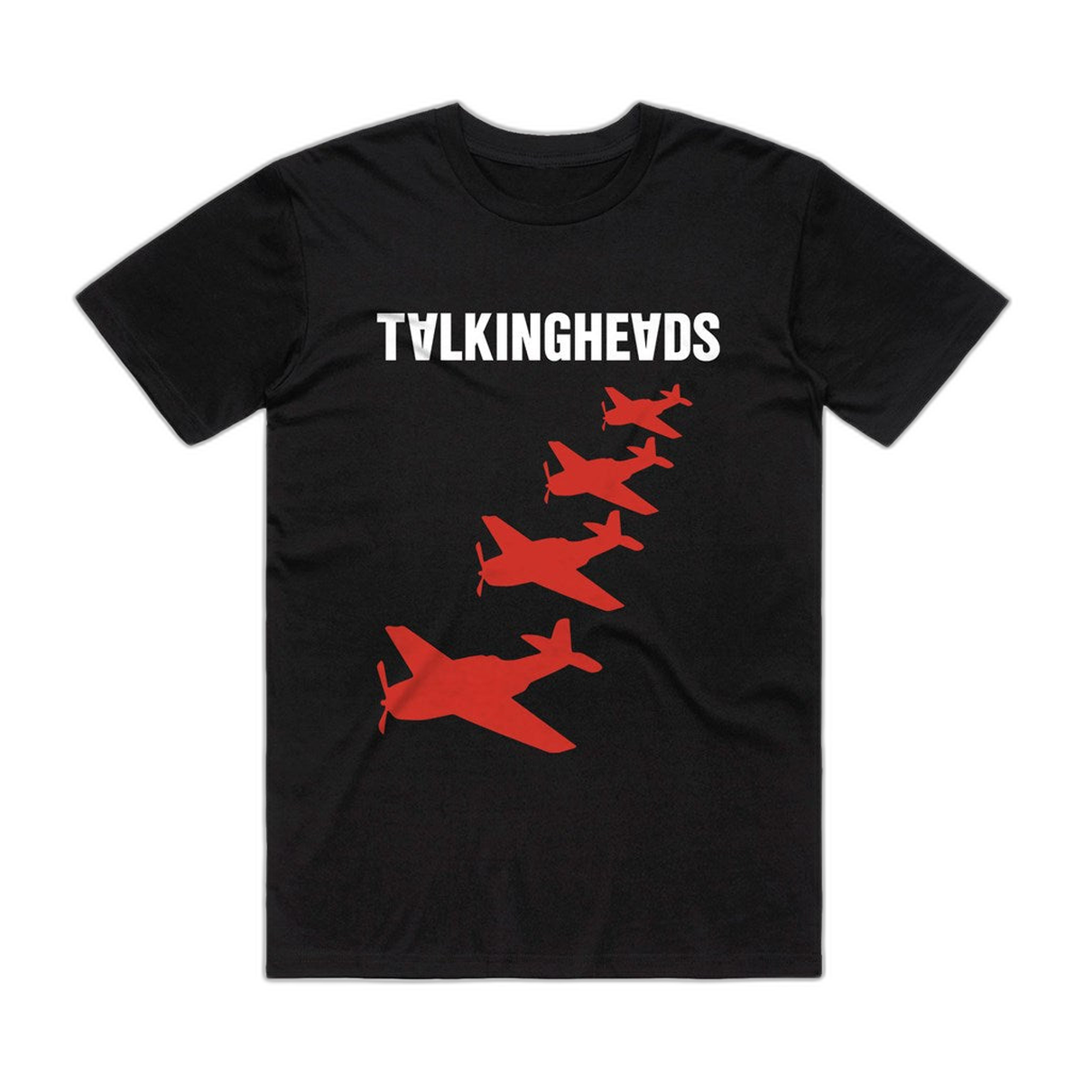 Talking Heads Remain in Light Planes T-Shirt – Black