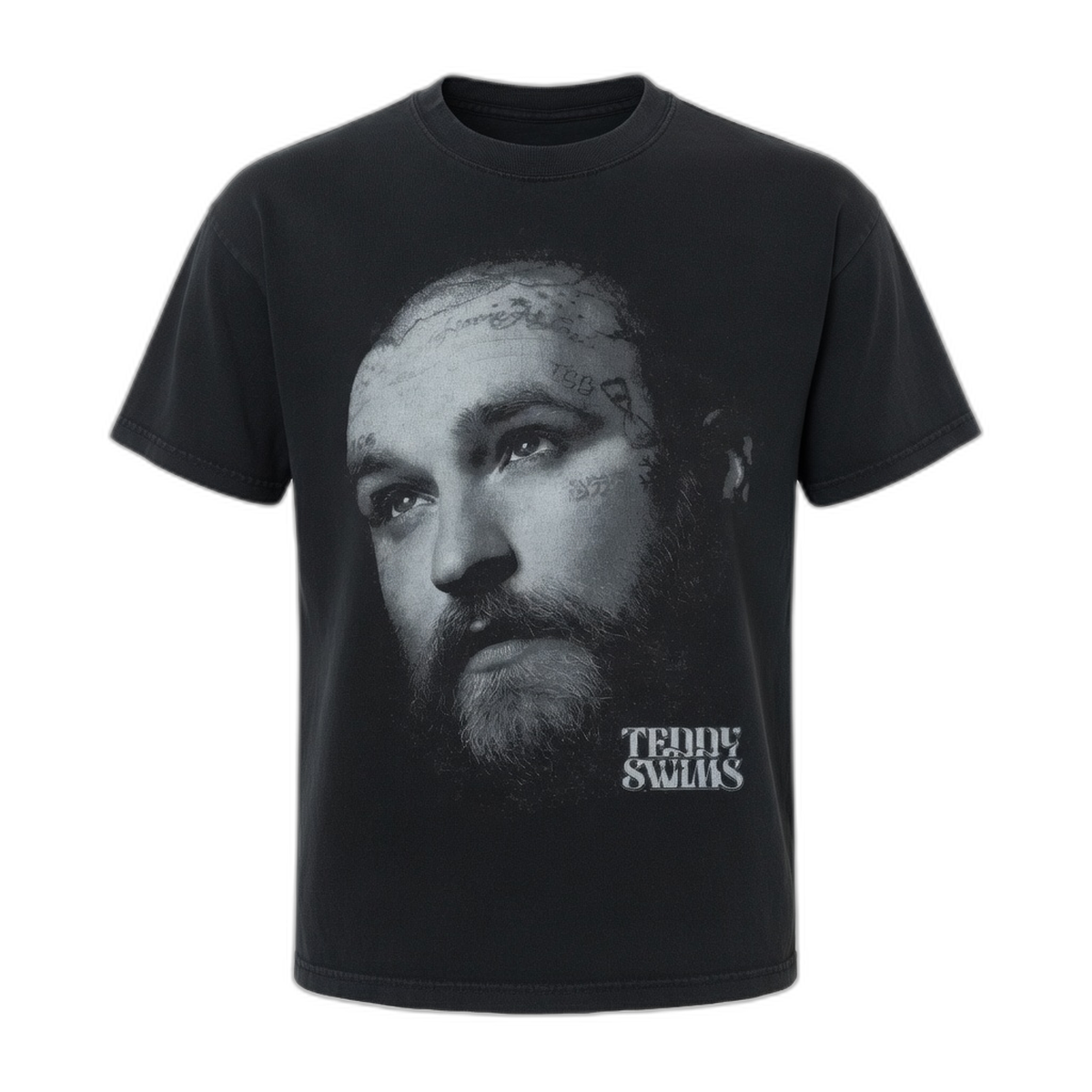 Teddy Swims Big Head T-Shirt – Black Vintage