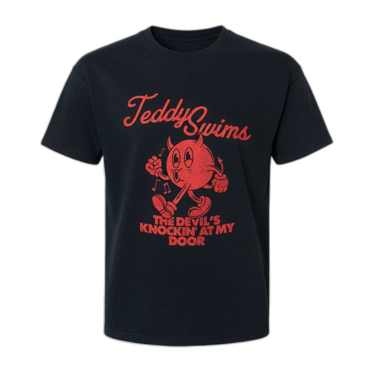Teddy Swims The Devil T-Shirt – Black Vintage