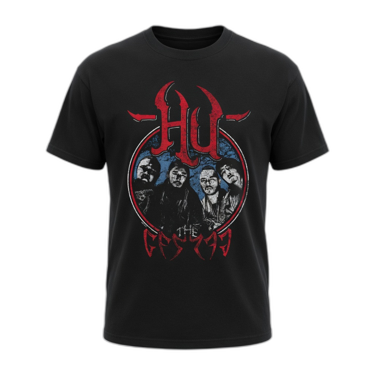 The Hu Band T-Shirt – Black Vintage