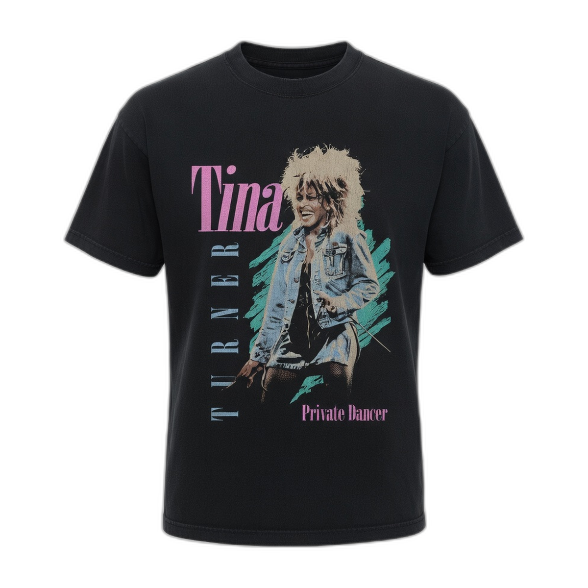Tina Turner Private Dancer Era T-Shirt – Black Vintage