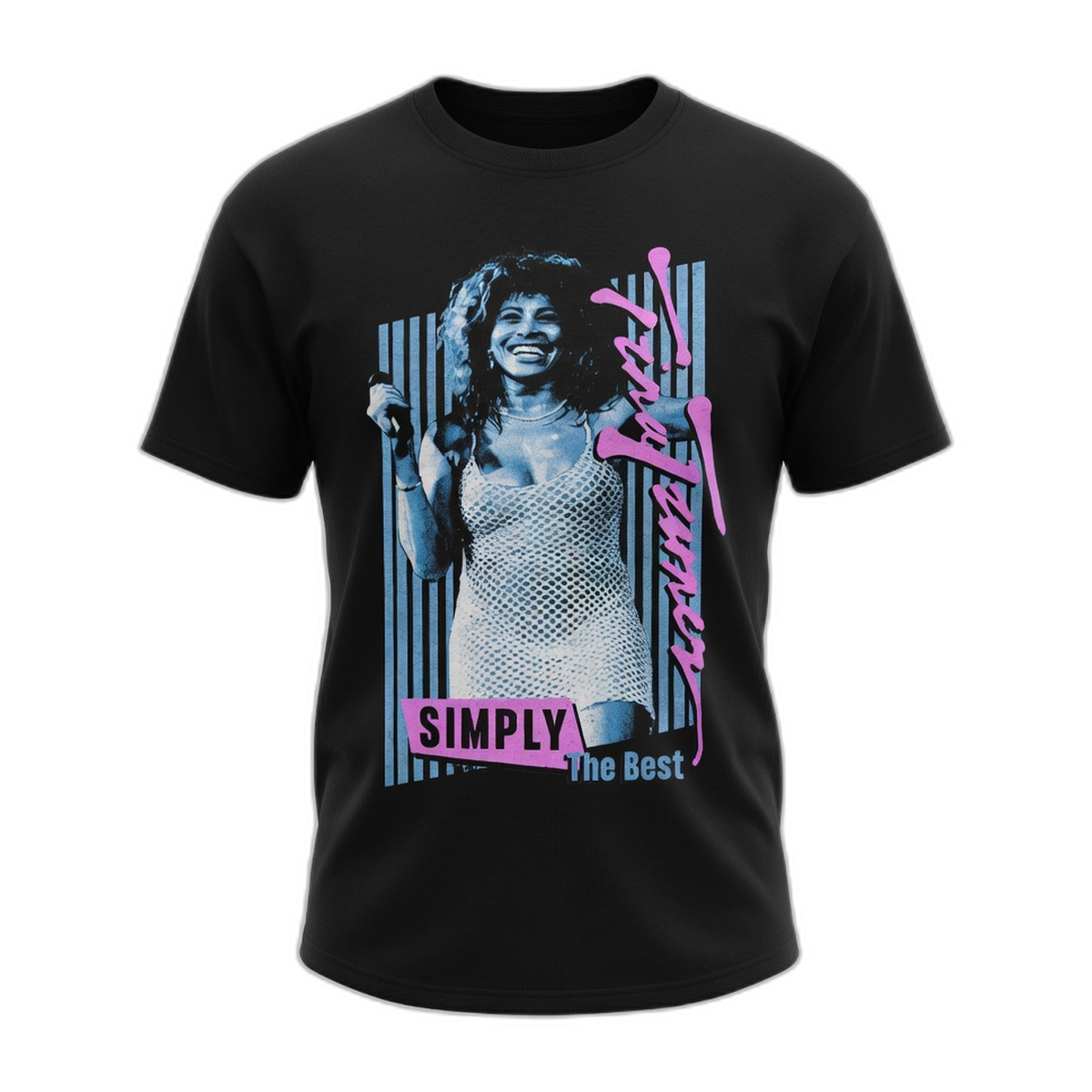 Tina Turner Simply The Best Logo T-Shirt – Black