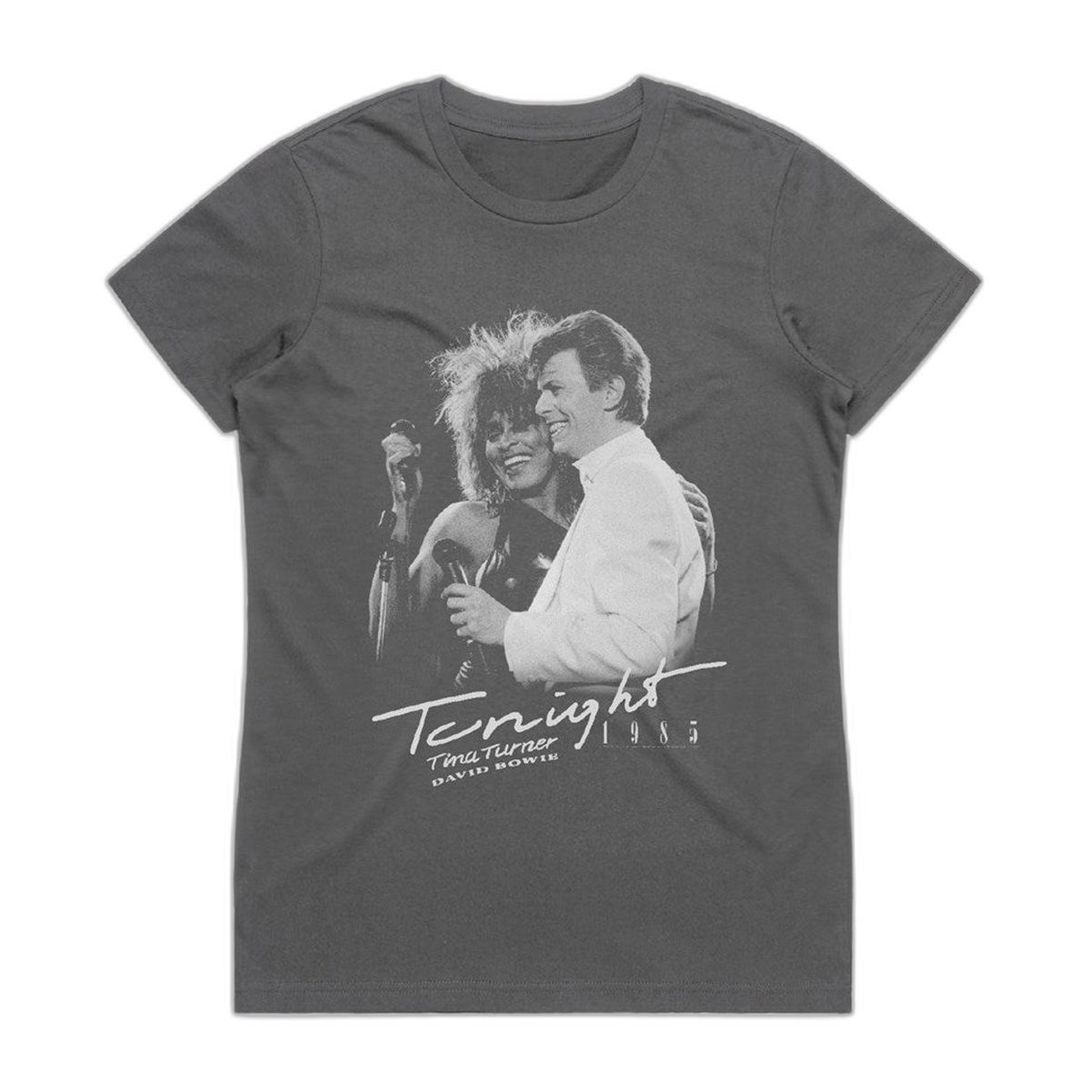 Tina x Bowie Tonight T-Shirt – Womens Charcoal
