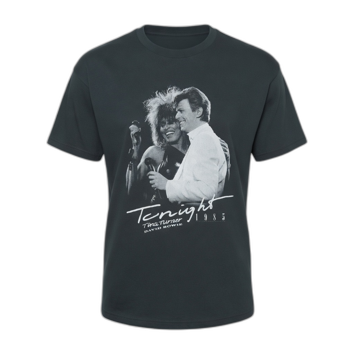 Tina x Bowie Tonight T-Shirt – Womens Charcoal