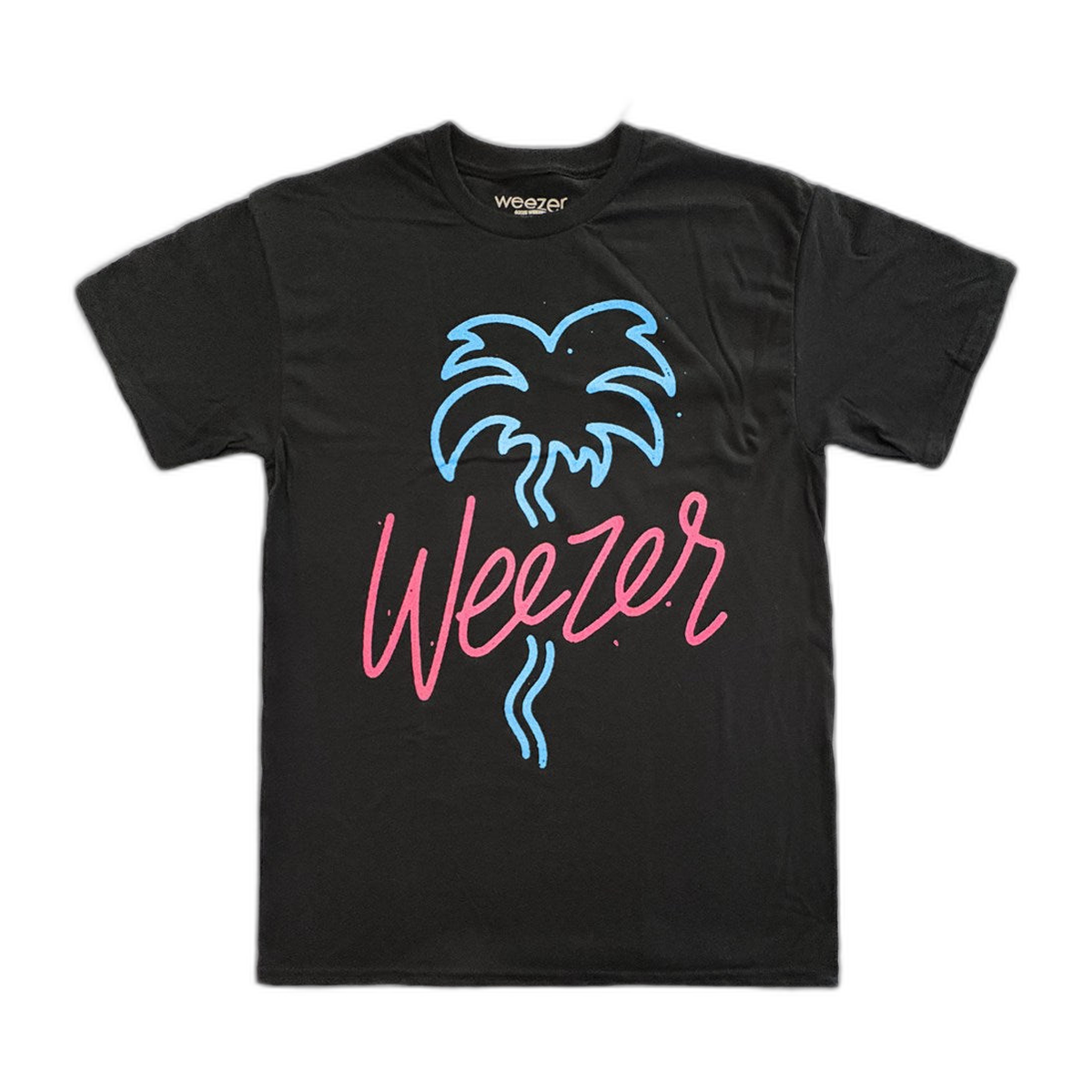 Weezer Neon Palms Graphic T-Shirt – Black