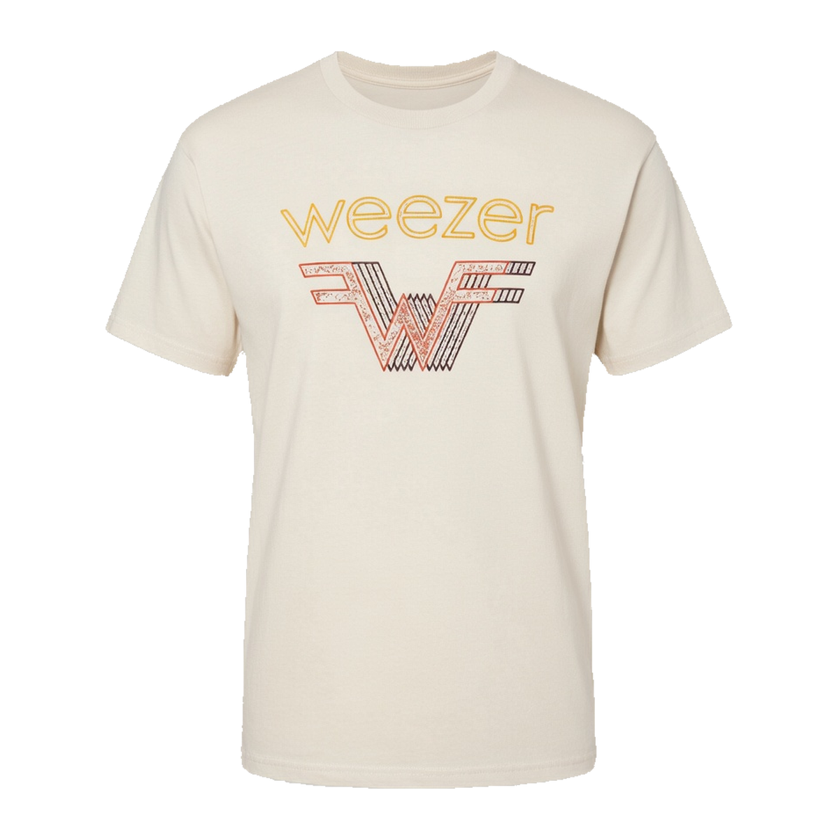Weezer W Repeat Logo T-Shirt – Natural
