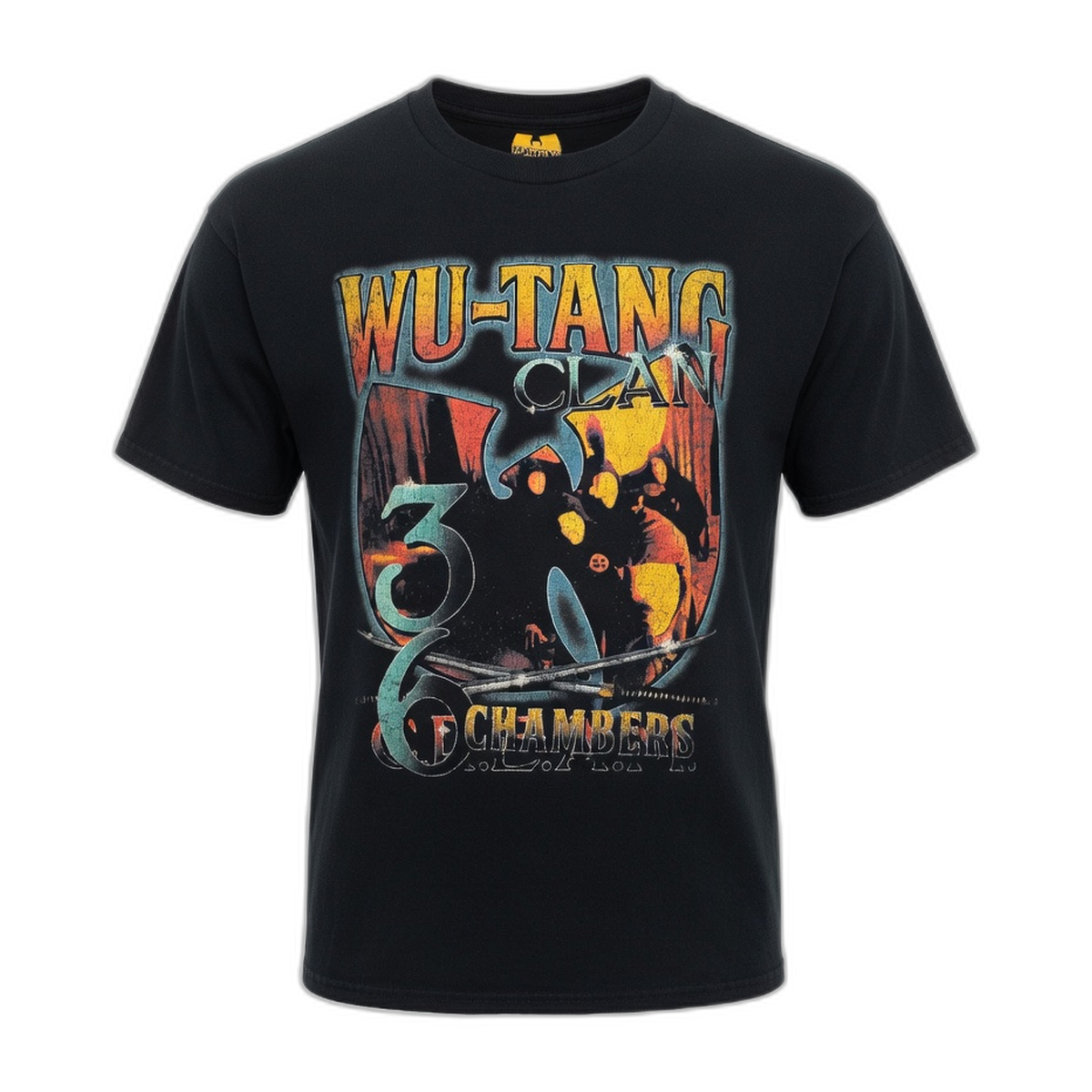 Wu-Tang Clan 36 Chambers Era T-Shirt – Black Vintage
