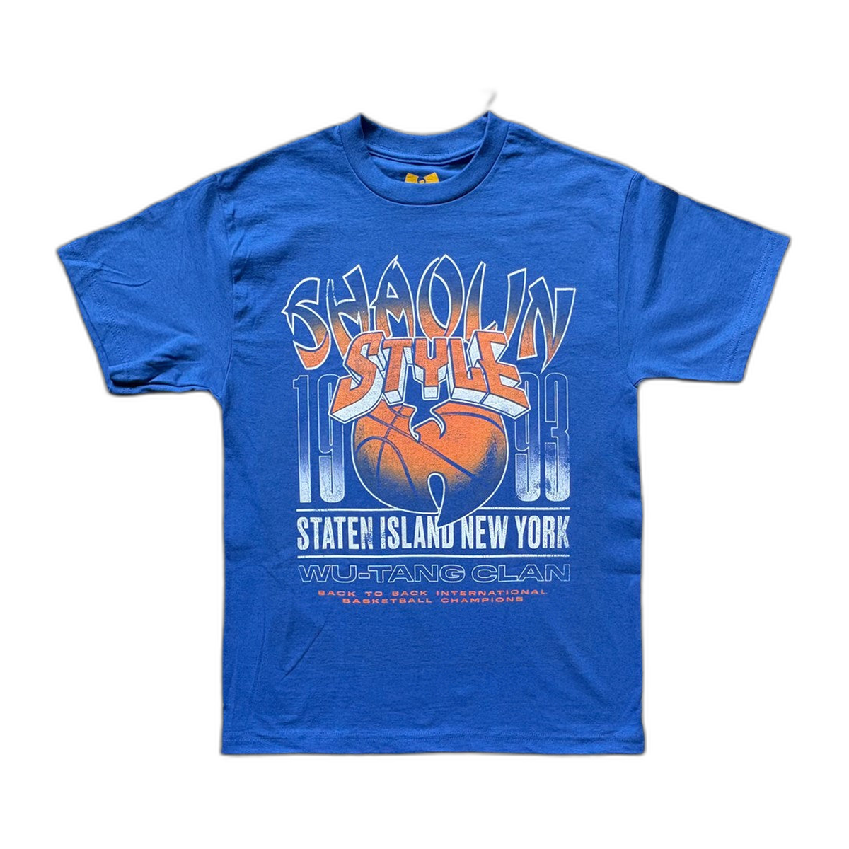 Wu-Tang Clan BBall Shaolin NY T-Shirt – Royal Blue
