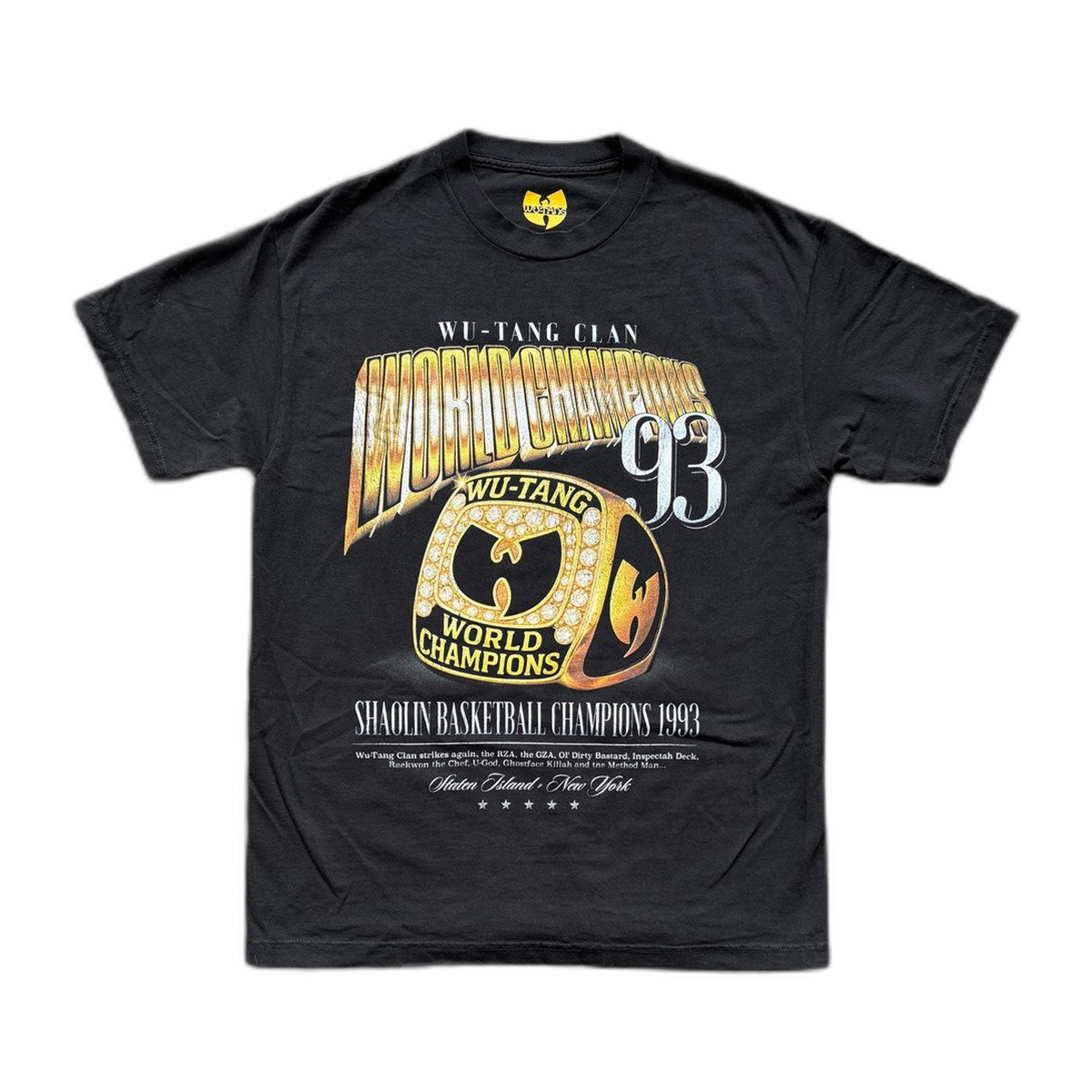 Wu-Tang Clan Champions Ring T-Shirt – Black
