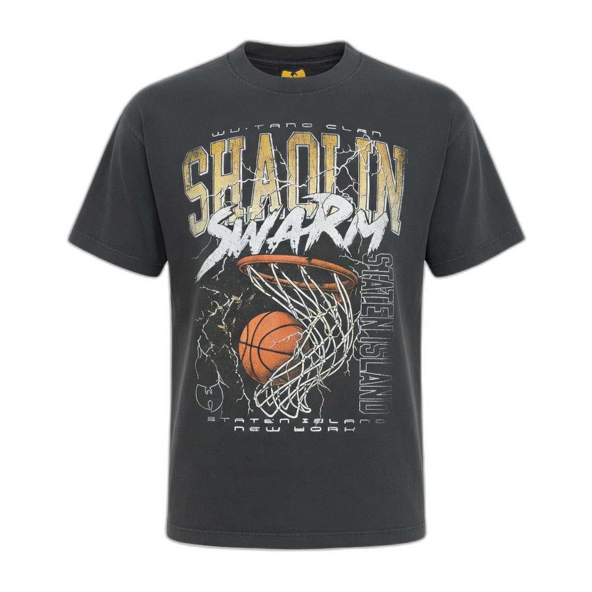 Wu-Tang Clan Shaolin Swarm T-Shirt – Faded Black
